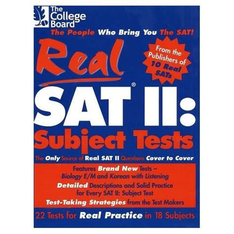 Real SAT II Subject Tests PDF