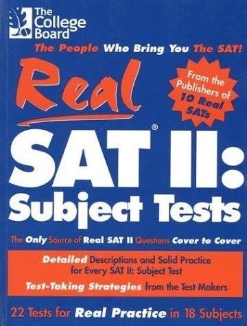 Real SAT II Subject Tests PDF