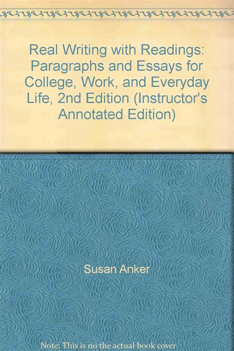 Real Writing With Readings Paragraphs and Essays For College Epub