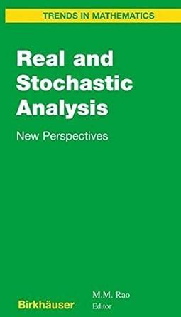 Real and Stochastic Analysis New Perspectives 1st Edition Reader