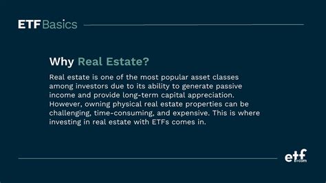 Real estate ETFs: