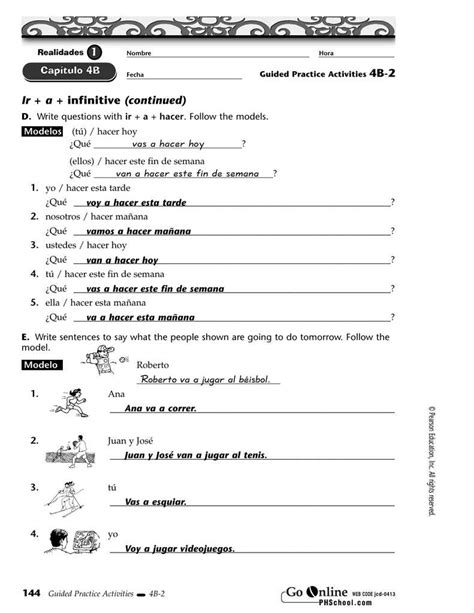 Realidades 3 Activity Answers Reader