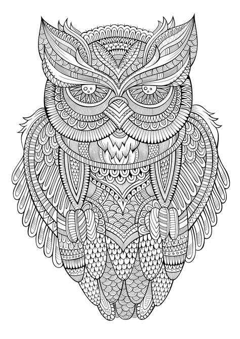 Realistic Animals Vol 6 Owls A Stress Management Coloring Book For Adults Doc