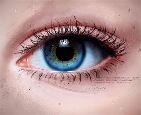 Realistic eyes: