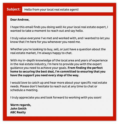 Realtor Email Templates