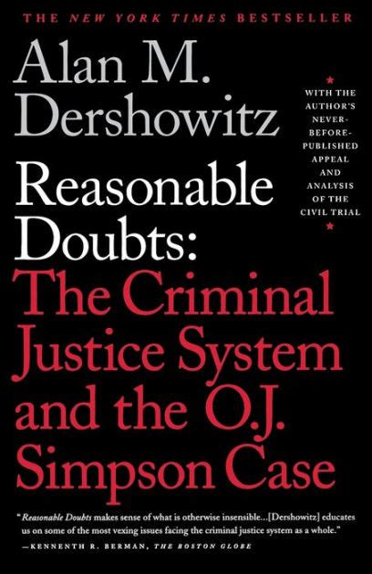 Reasonable Doubts: The Criminal Justice System and the O.J. Simpson Case Doc