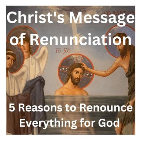 Reasons for Renunciation