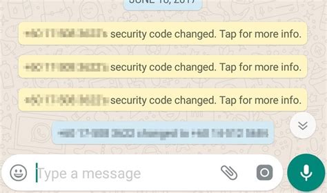 Reasons for a Changed Security Code in WhatsApp