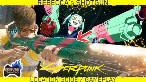 Rebecca's Shotgun: The Ultimate Cyberpunk Weapon