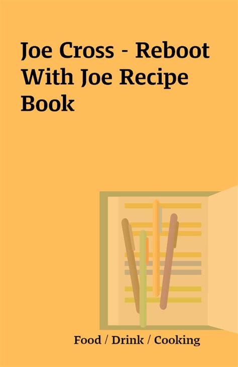 Reboot with Joe Recipe Book Ebook Doc