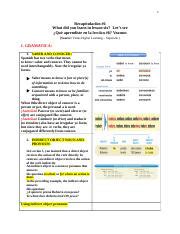 Recapitulacion Lesson 6 Answers PDF