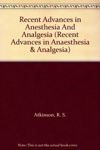 Recent Advances in Anesthesia And Analgesia Epub