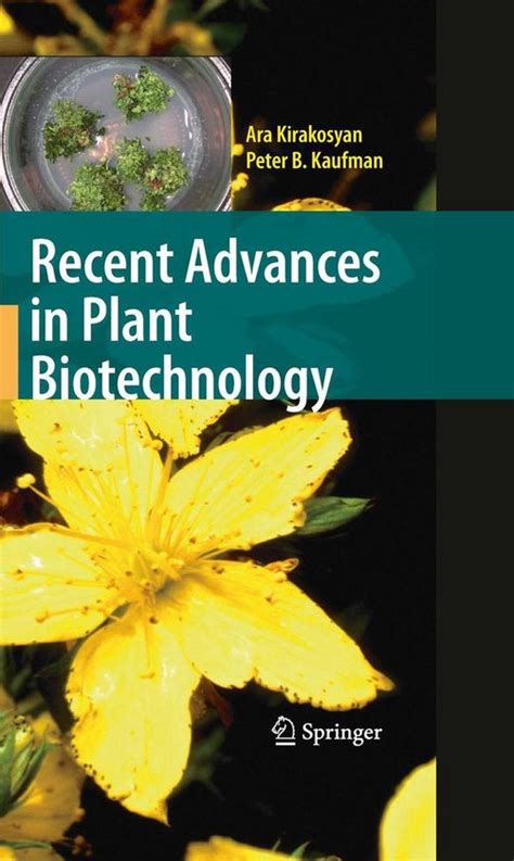 Recent Advances in Plant Biotechnology PDF