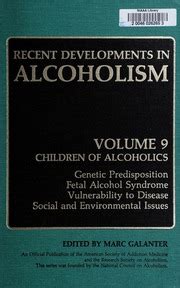 Recent Developments in Alcoholism, Vol. 9 Children of Alcoholics 1st Edition Doc