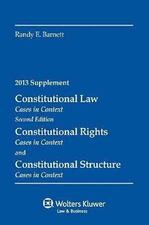 Recent Developments in Constitutional Law 2013 Case Supplement Epub