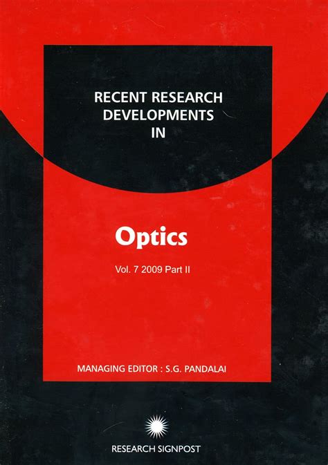 Recent Research Developments in Optics Reader