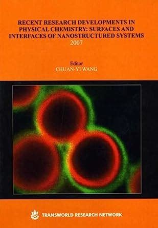 Recent Research Developments in Physical Chemistry Epub