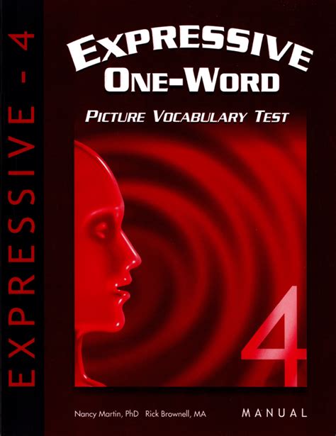 Receptive one word picture test manual Ebook Epub
