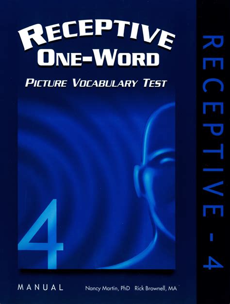 Receptive one word picture test manual Ebook Epub