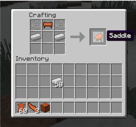 Recipe for Saddle in Minecraft: The Ultimate Guide