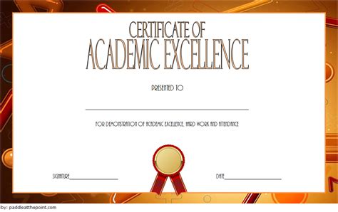 Recognition for academic excellence: