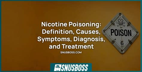 Recognizing Nicotine Toxicity Symptoms