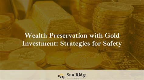 Recommended Gold Stocks for Wealth Preservation