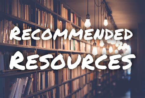 Recommended Resources