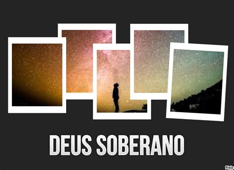 Reconhece a soberania de Deus: