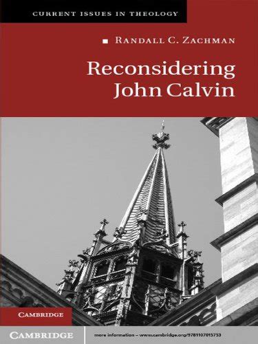 Reconsidering John Calvin 1st Edition PDF