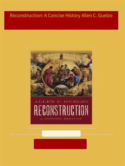 Reconstruction A Concise History Doc