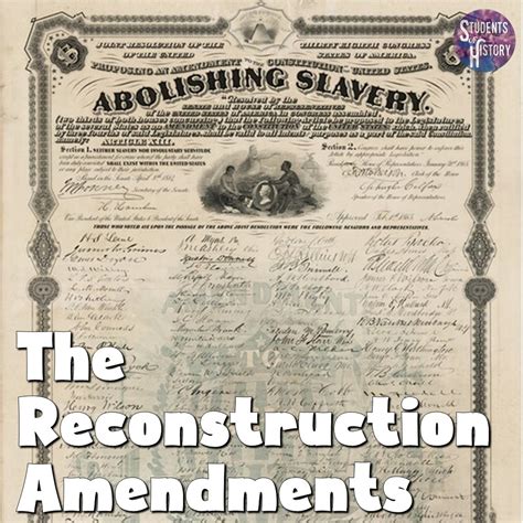 Reconstruction Amendments