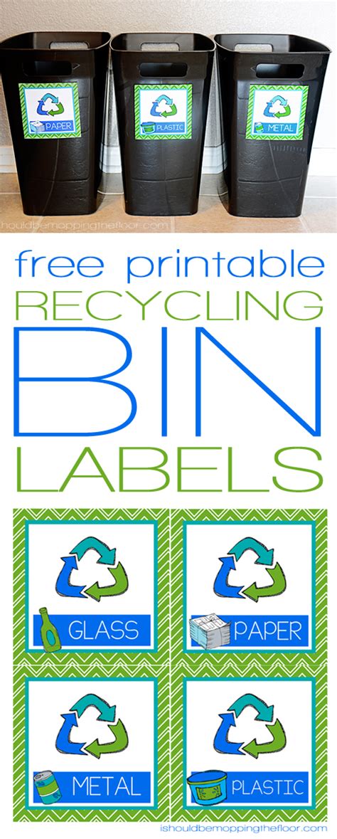 Recycling Bin Printable