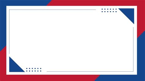 Red Blue White Slide Show Template