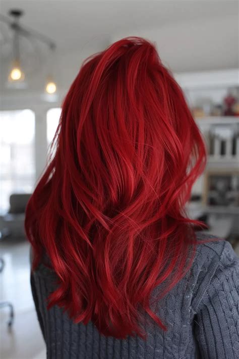 Red Hair with Black at the Top: A Striking Hair Color Trend