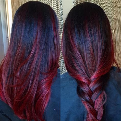 Red Hair with Black at the Top: A Striking and Enigmatic Look