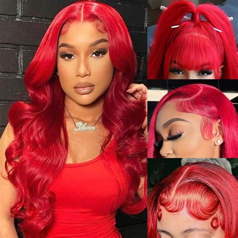 Red Lace Front: A Personal Style Expression