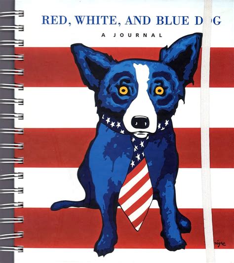 Red White and Blue Dog A Journal PDF