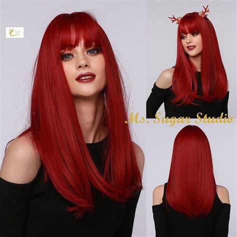 Red Wig with Bangs: A Bold Statement Piece for Every Occasion