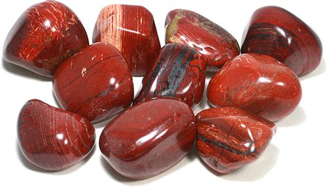 Red jasper with quartz: