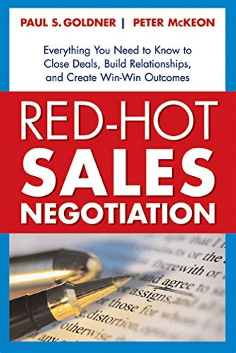 Red-Hot Sales Negotiation: Everything You Need to Know to Close Deals Epub