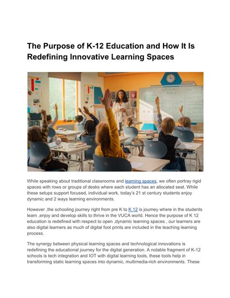Redefining the Purpose of Education