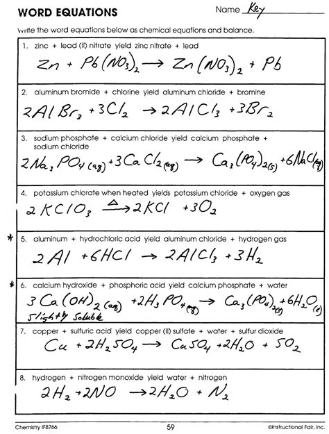 Redox Reactions Answer Key Chemistry If8766 Epub