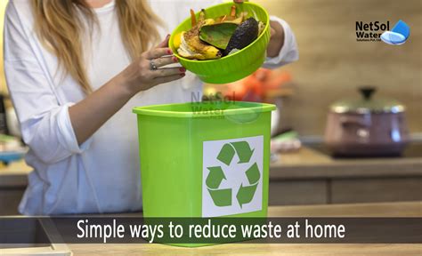 Reduce waste: