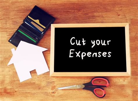 Reduce your expenses: