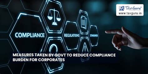 Reduced Compliance Burden: