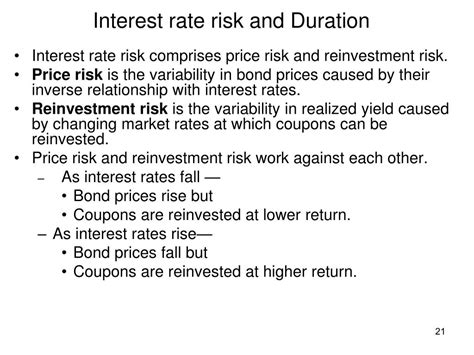 Reduced Interest Rate Risk: