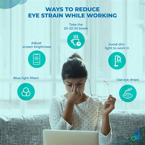 Reduced eye strain and fatigue: