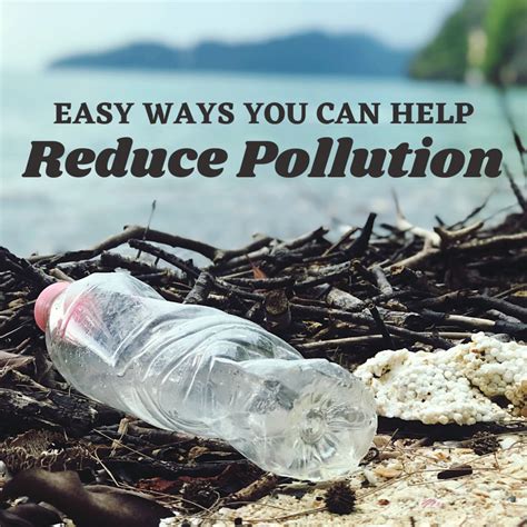 Reducing pollution: