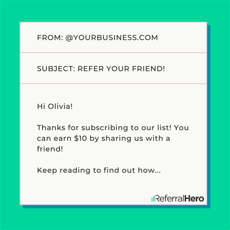Referral Email Template